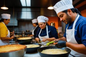 Tortathemed cooking competition with