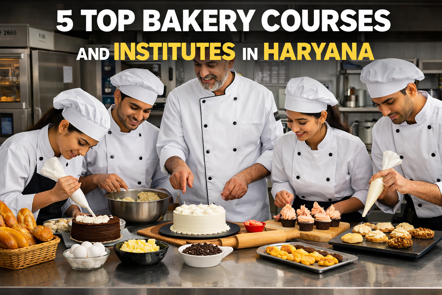 5 Top Bakery Courses and Institutes in Haryana