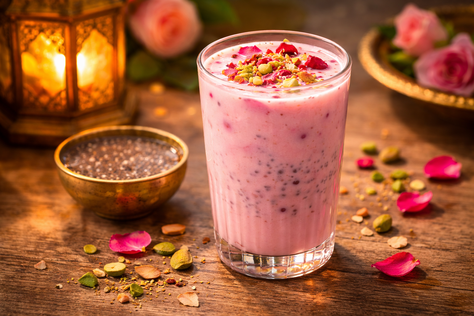 Rose Milk | Ramadan Drink Recipe 