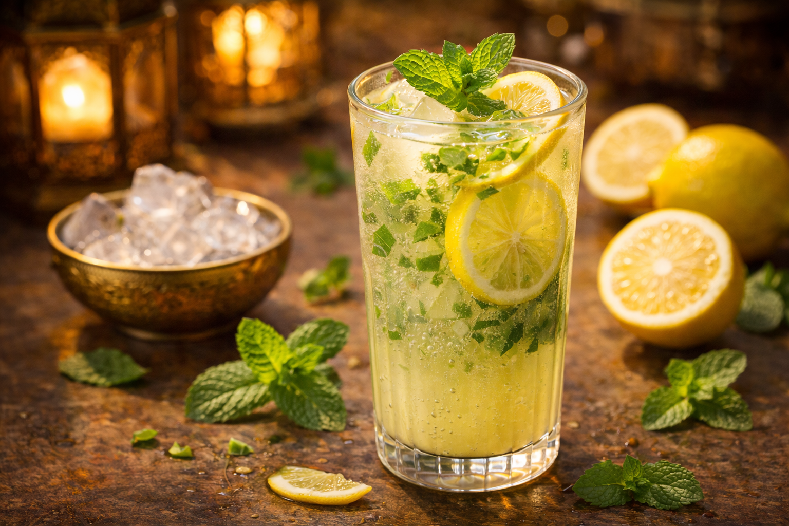 Mint Lemonade (Pudina Shikanji) | Ramdan Special Drink Recipe 