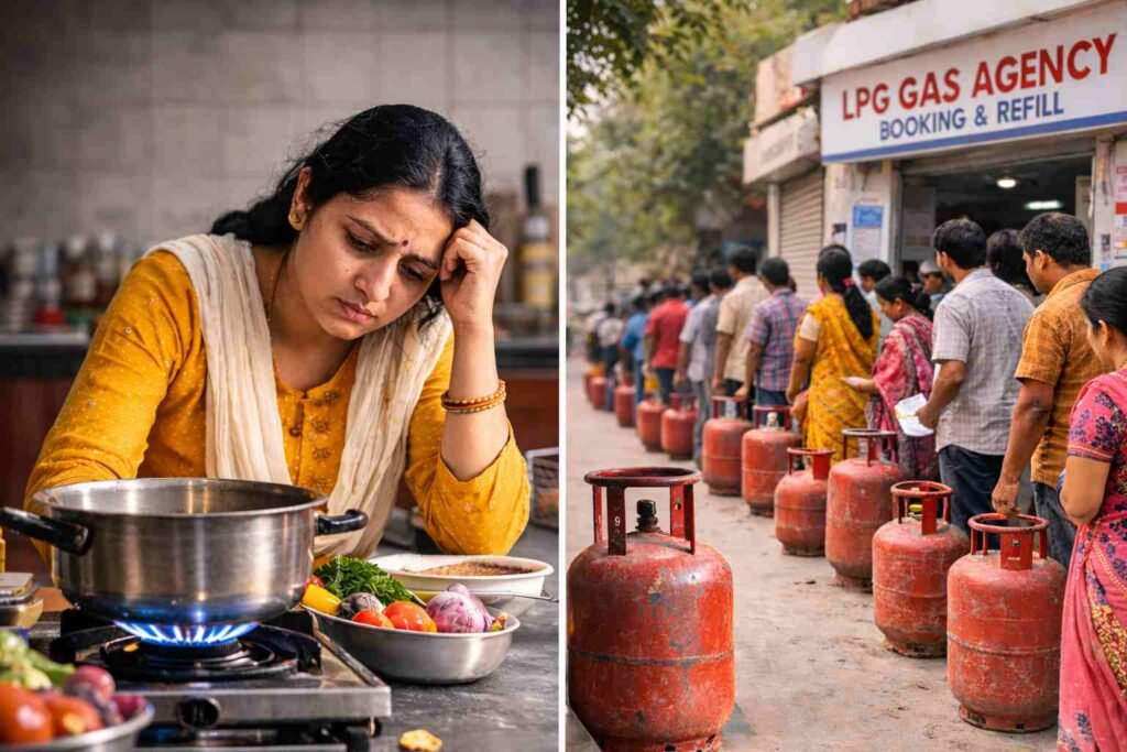 LPG gas shortage in India 