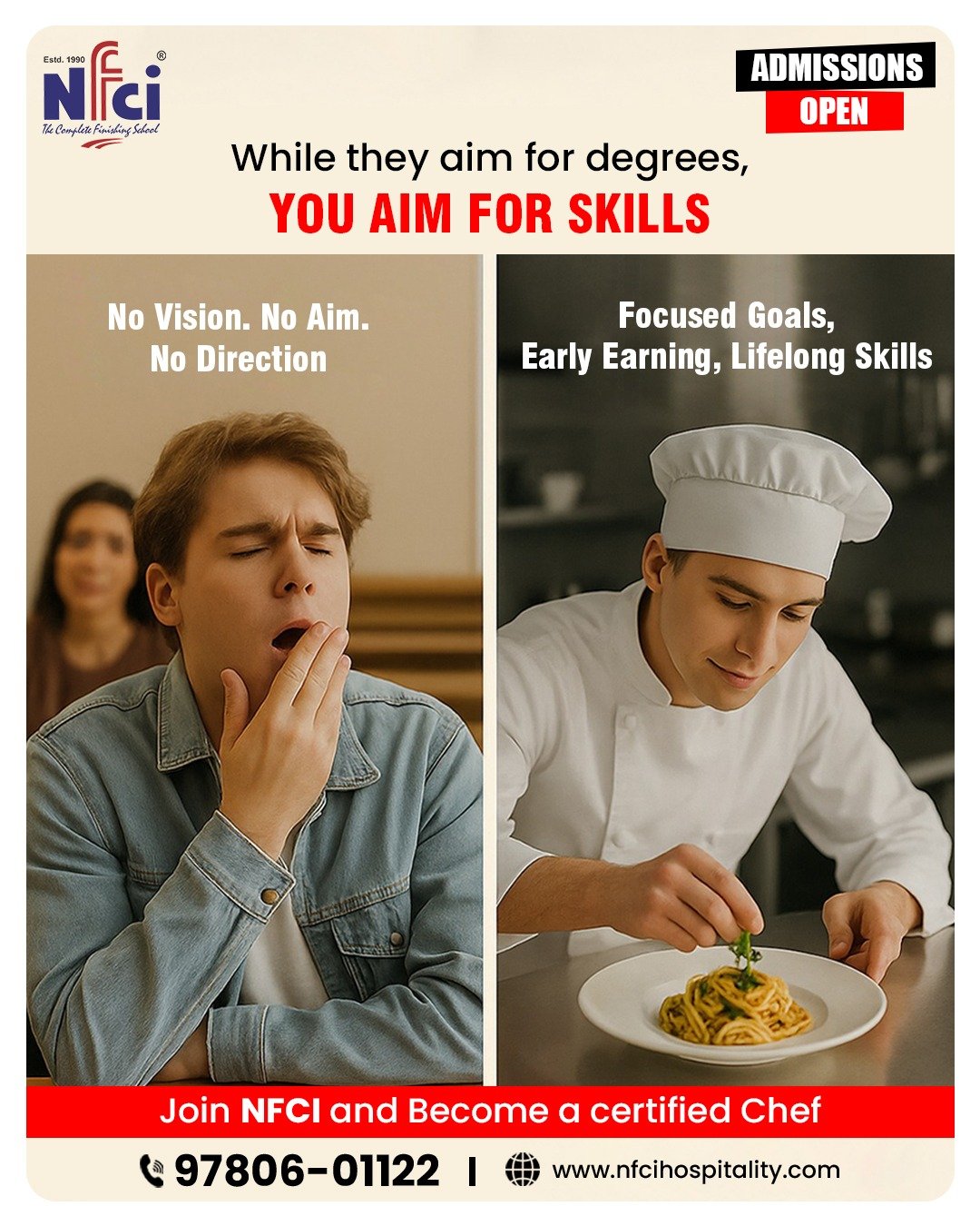 NFCI Hotel Management and Culinary Institute in India 2026