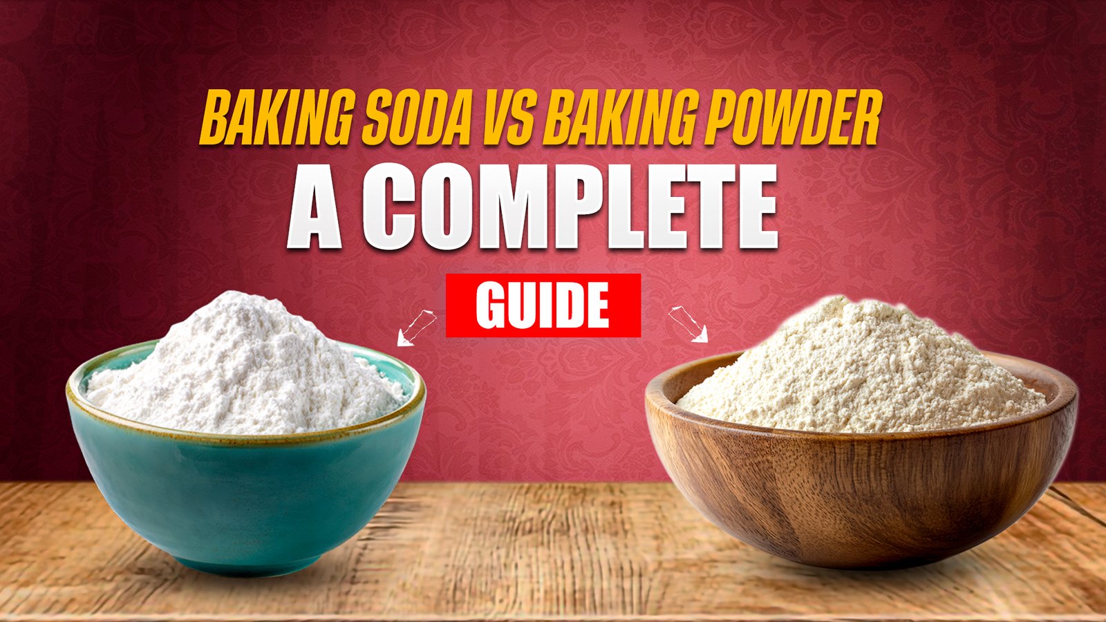 Baking soda vs Baking Powder