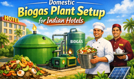 Domestic Biogas Plant Setup for Indian Hotels