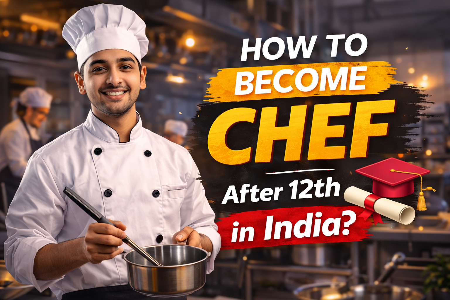 how to become a chef after 12th in india