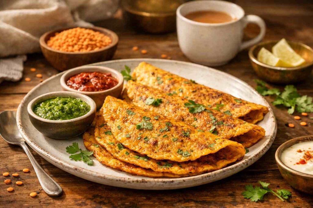 How to Make Masoor Dal Chilla at Home