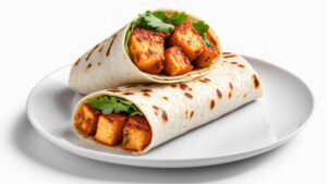 Paneer tikka wrap