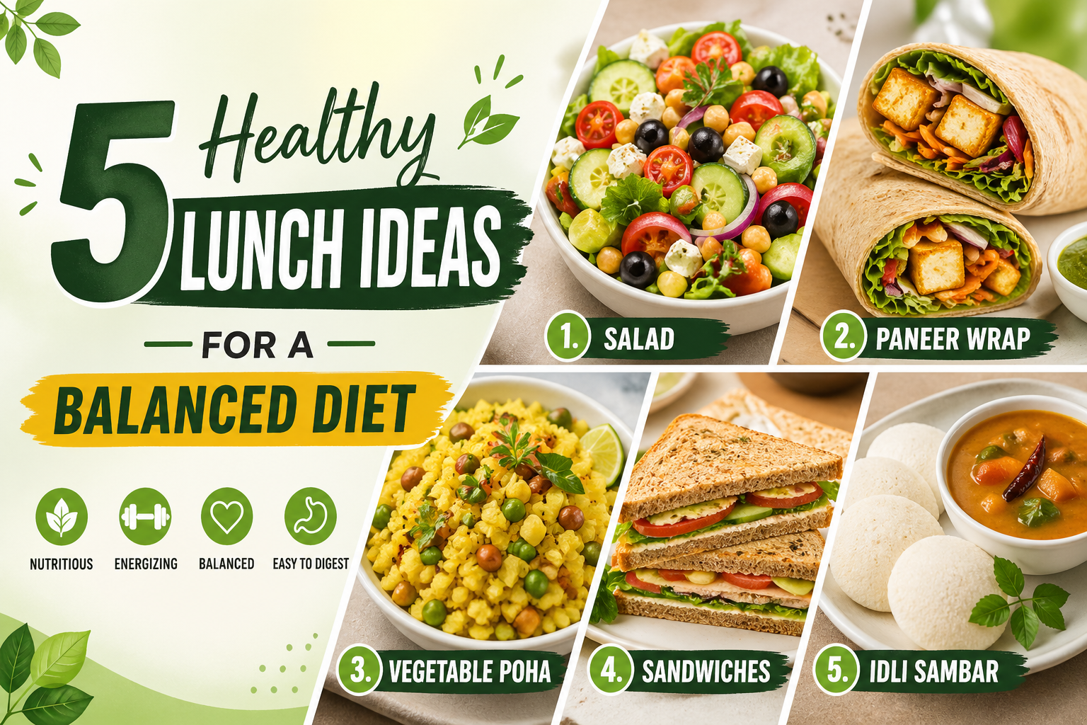 5 healthy lunch ideas for balance