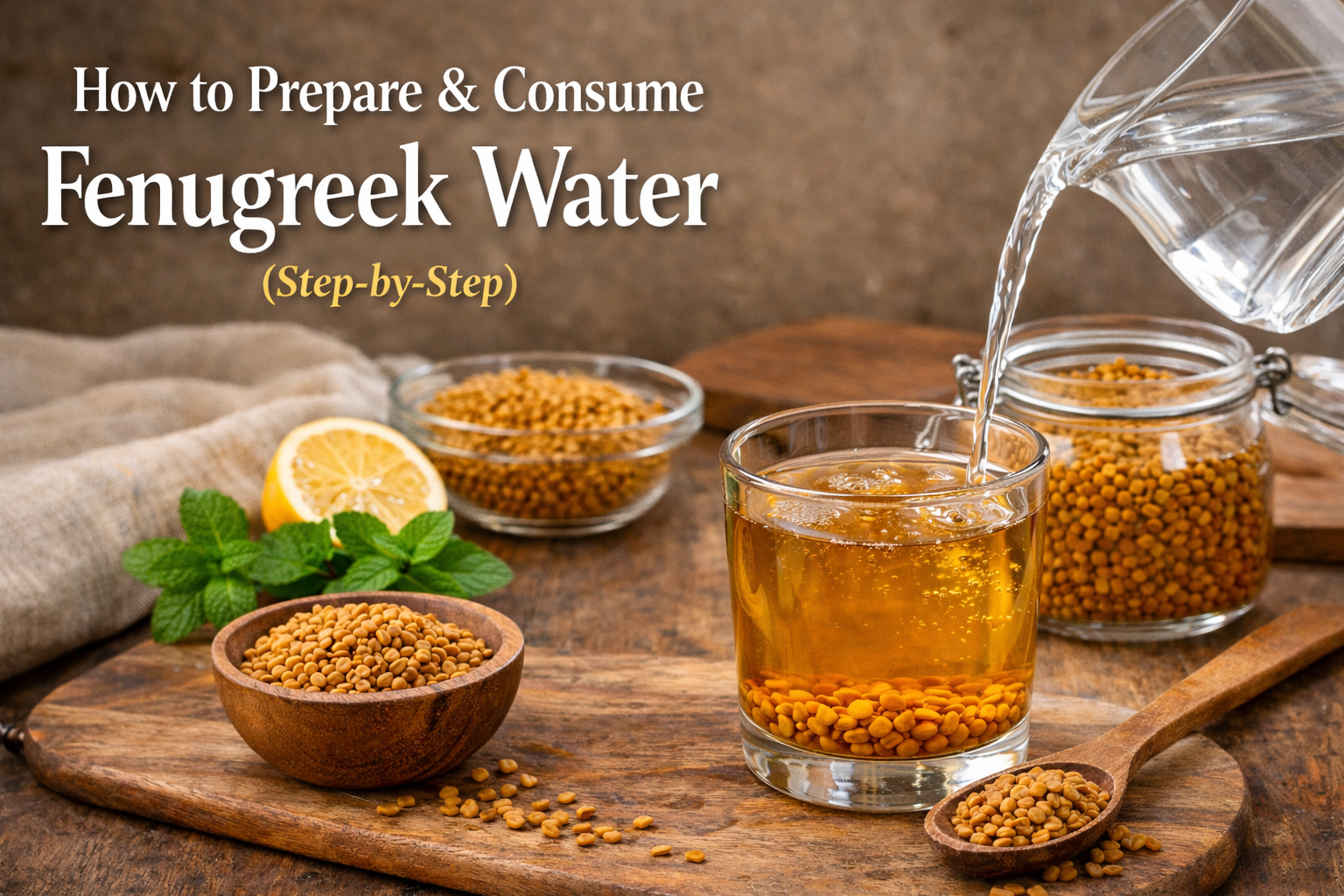 How to Prepare and Consume Fenugreek Water (Step-by-Step)