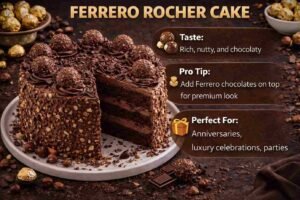 Ferrero Rocher cake flavours