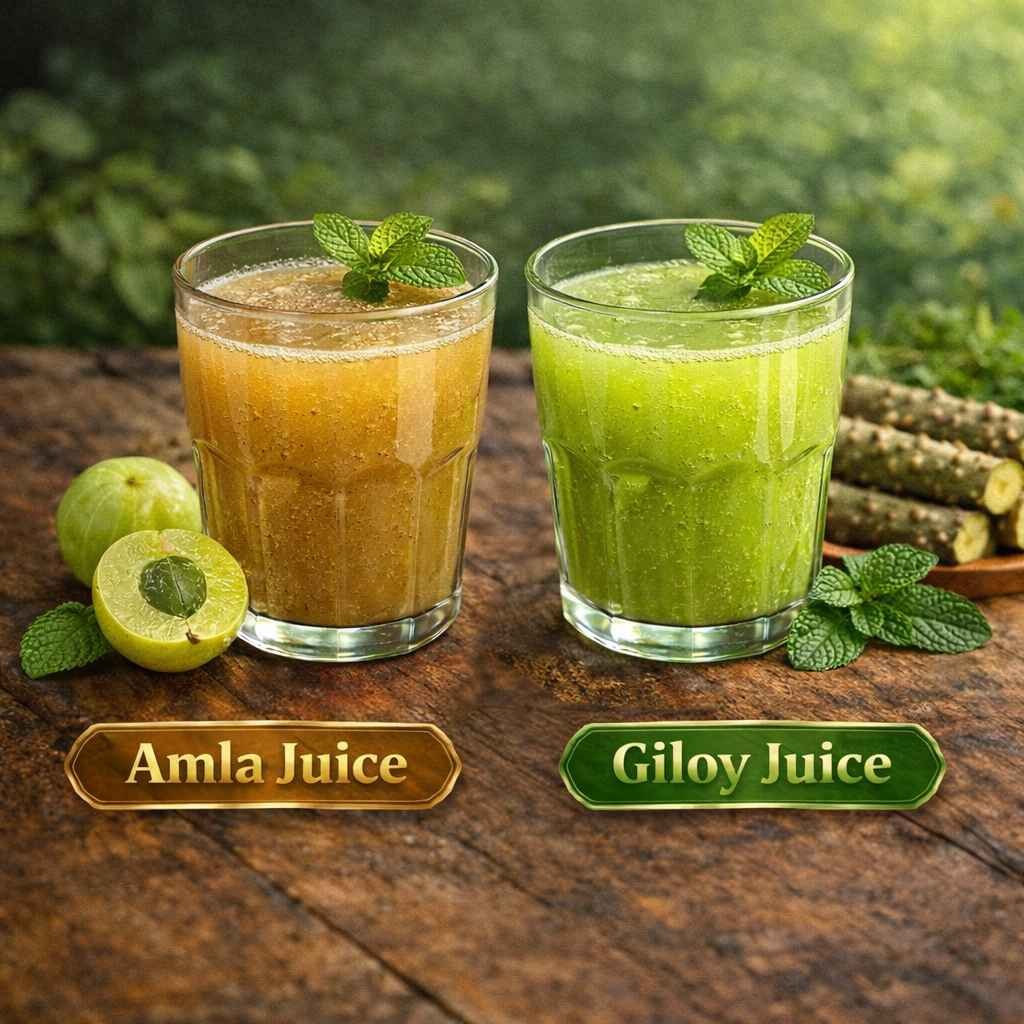 Amla Juice vs Giloy Juice: Which one is better for diabetes?