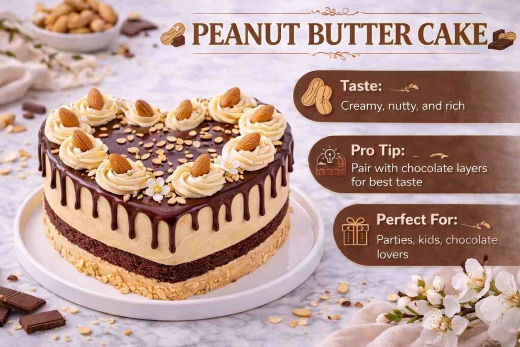 Peanut butter cake 