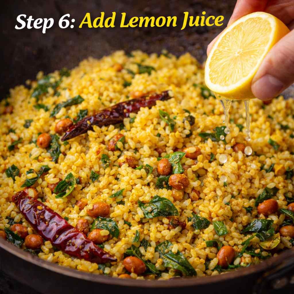 lemon rice step 6