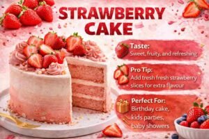 Strawberry cake flavours 