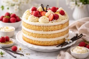 Vanilla cake flavours