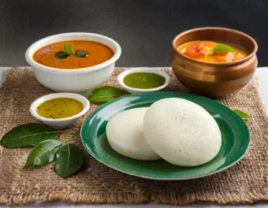idli with sambhar