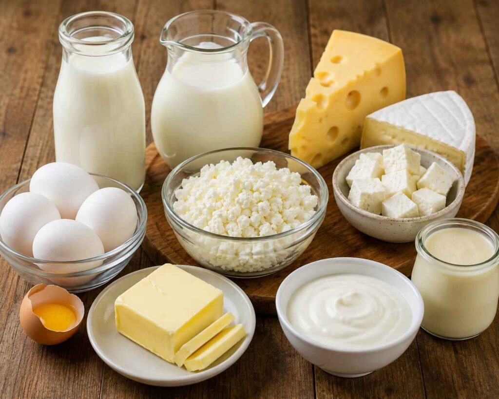 Dairy and Eggs - gluten free products