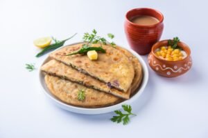 Sattu-paratha-is-popular-north-indian-flatbread-made-with-whole-wheat-flour-dough-stuffed-with-savory-spiced-grated-