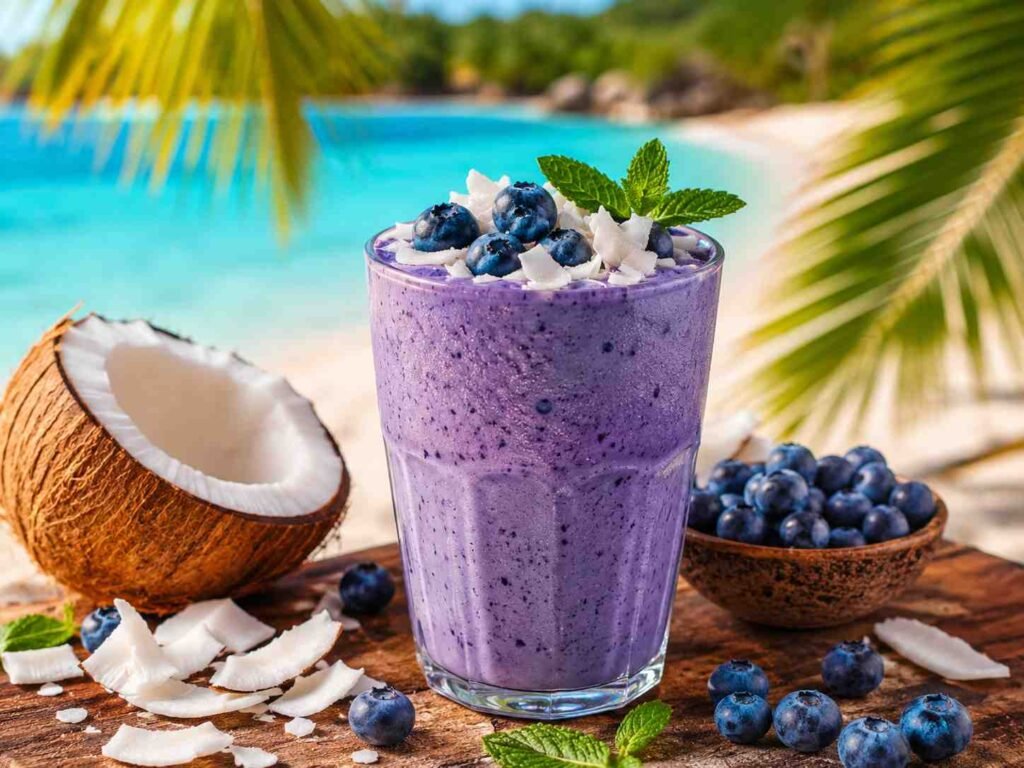 Coconut Blueberry Smoothie