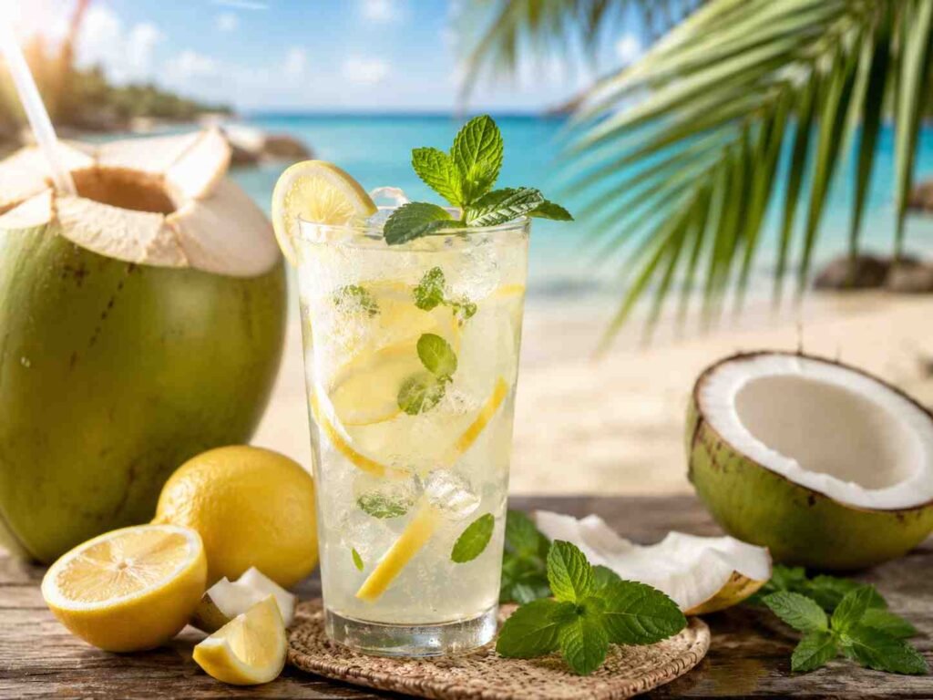 Coconut Lemon Shikanji