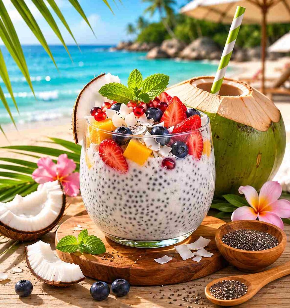 Coconut Water Chia Pudding