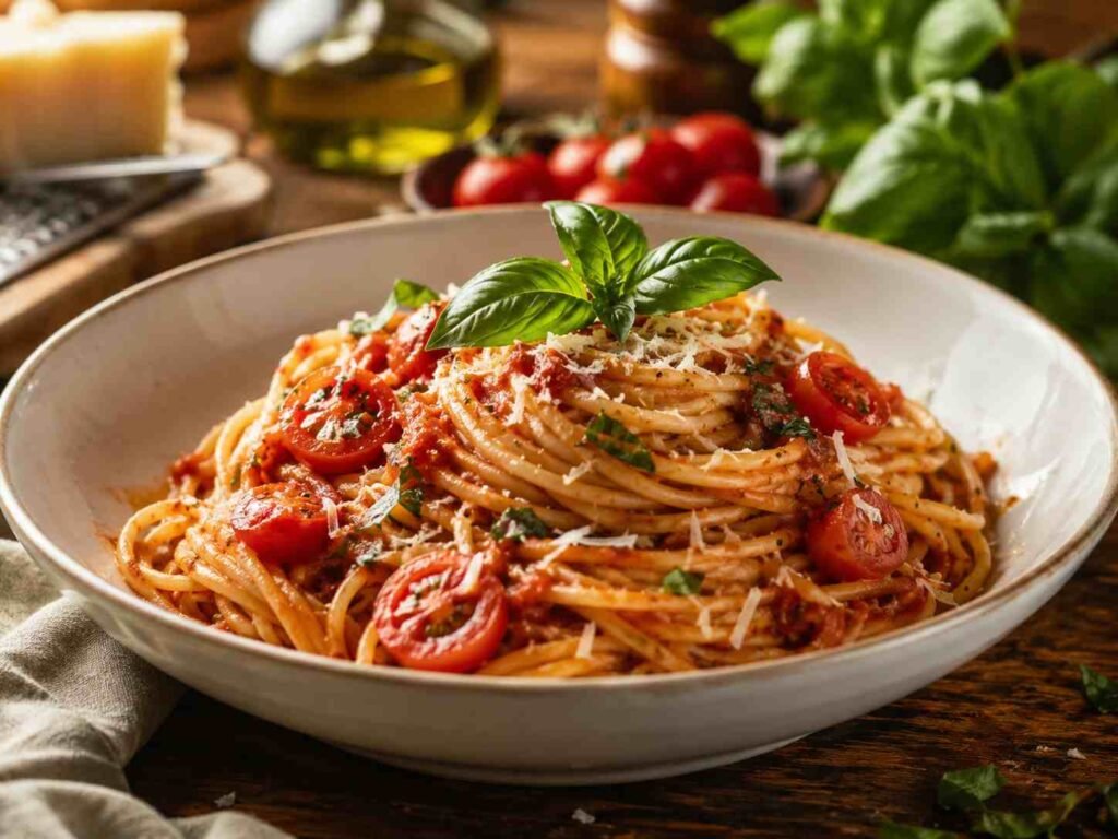 Spaghetti is one the most famous pasta shapes