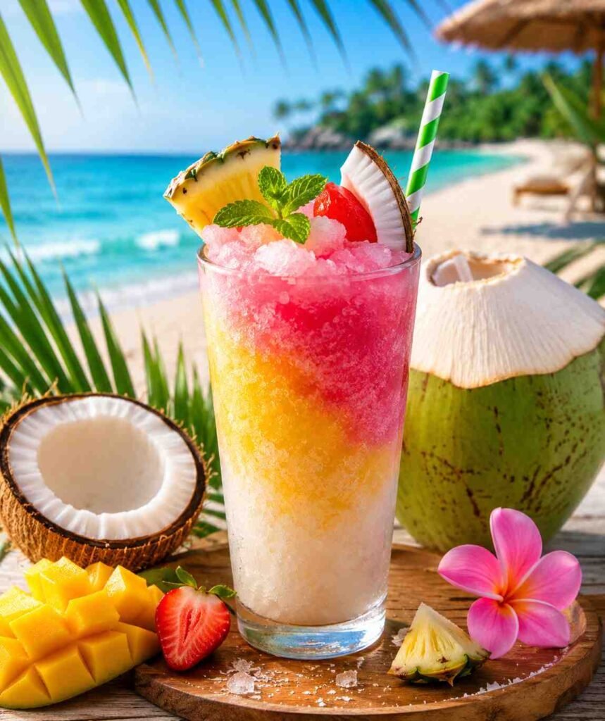 Tropical Coconut Water Slush