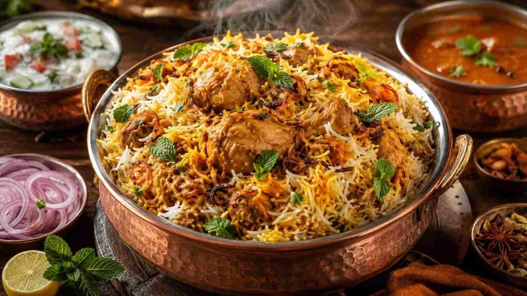 Hydrabadi Biryani is a king among all types of biryani.