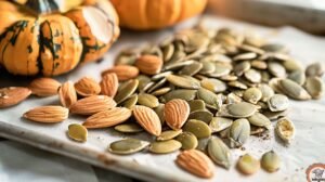 Almonds and Pumpkin Seeds