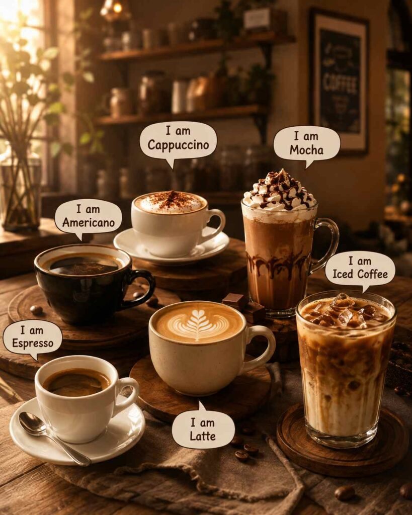 Popular Coffee beverages