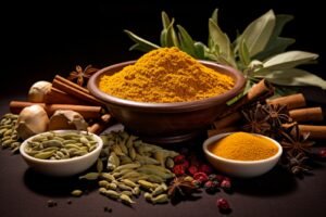 freshly ground spices