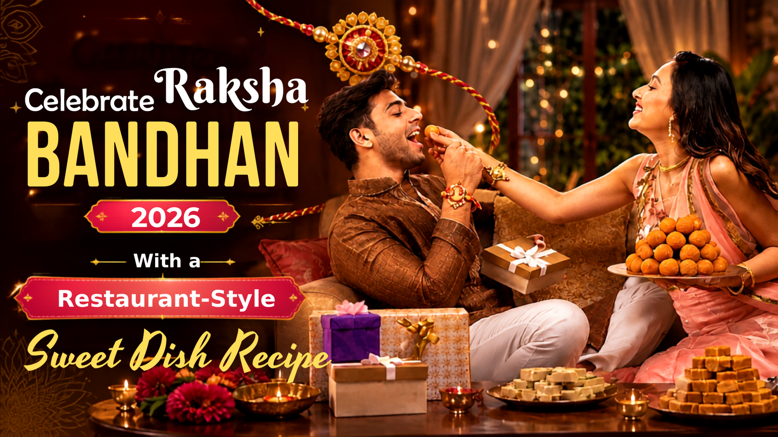 Celebrate Raksha Bandhan 2026 With a Restaurant-Style Sweet Dish Recipe