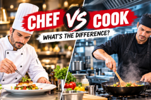 CHEF VS COOK: WHAT'S THE DIFFERENCE?