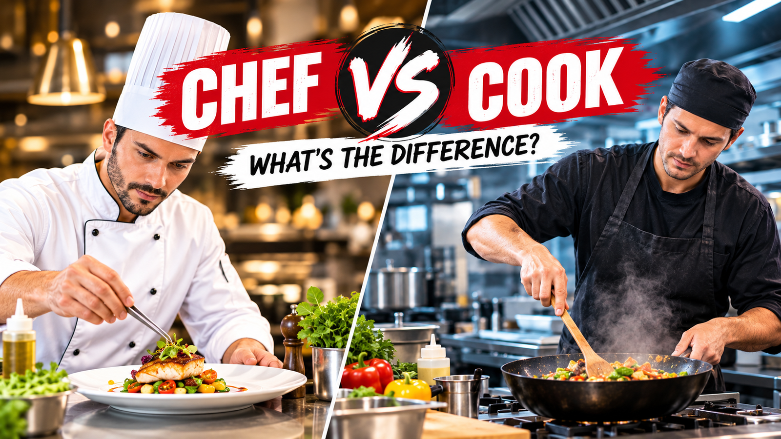 CHEF VS COOK: WHAT'S THE DIFFERENCE?