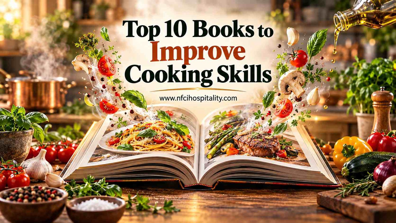 Top 8 Cookbooks to Improve Cooking Skills