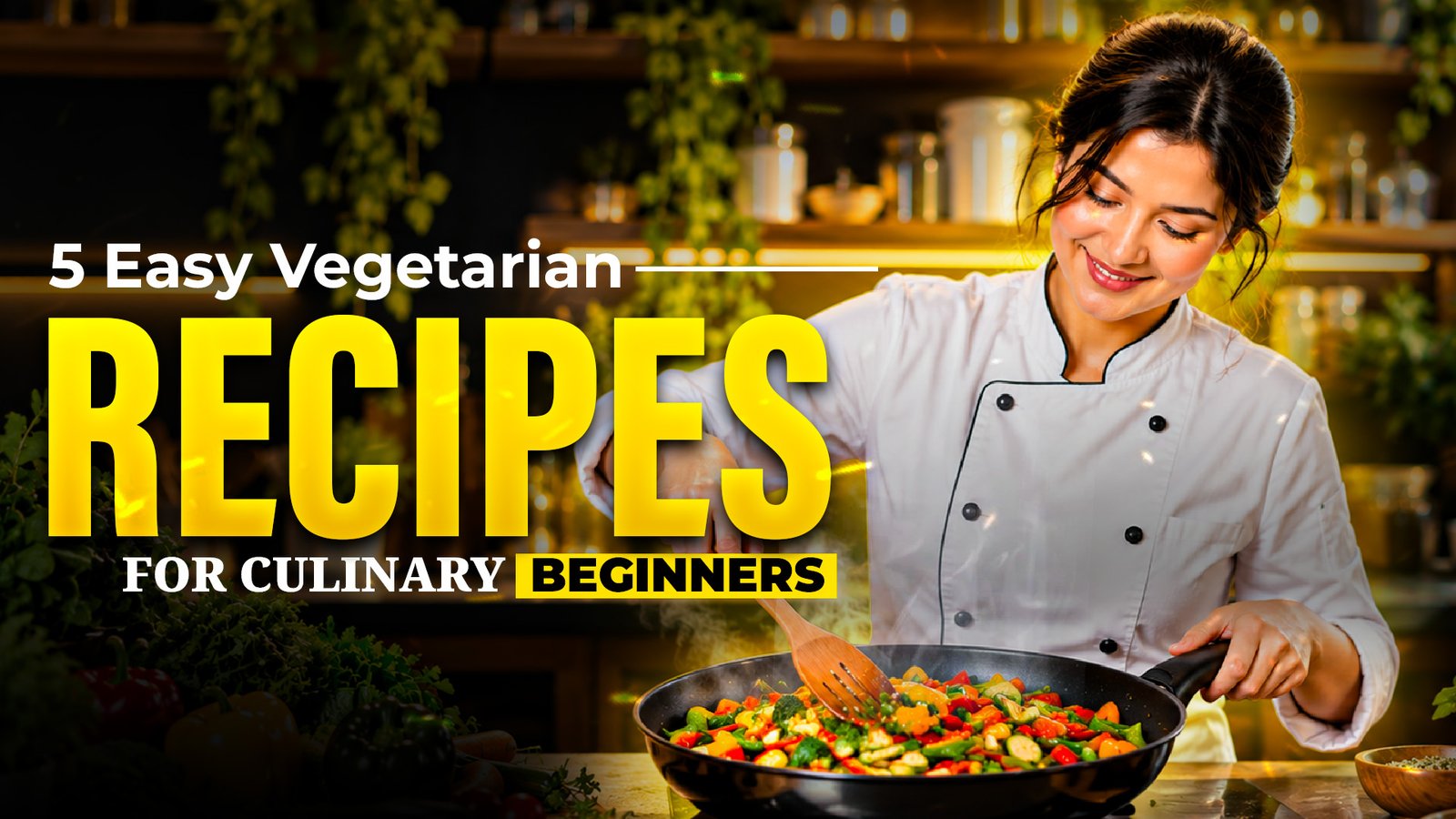 5 EASY VEGETARIAN RECIPES FOR CULINARY BEGINNERS