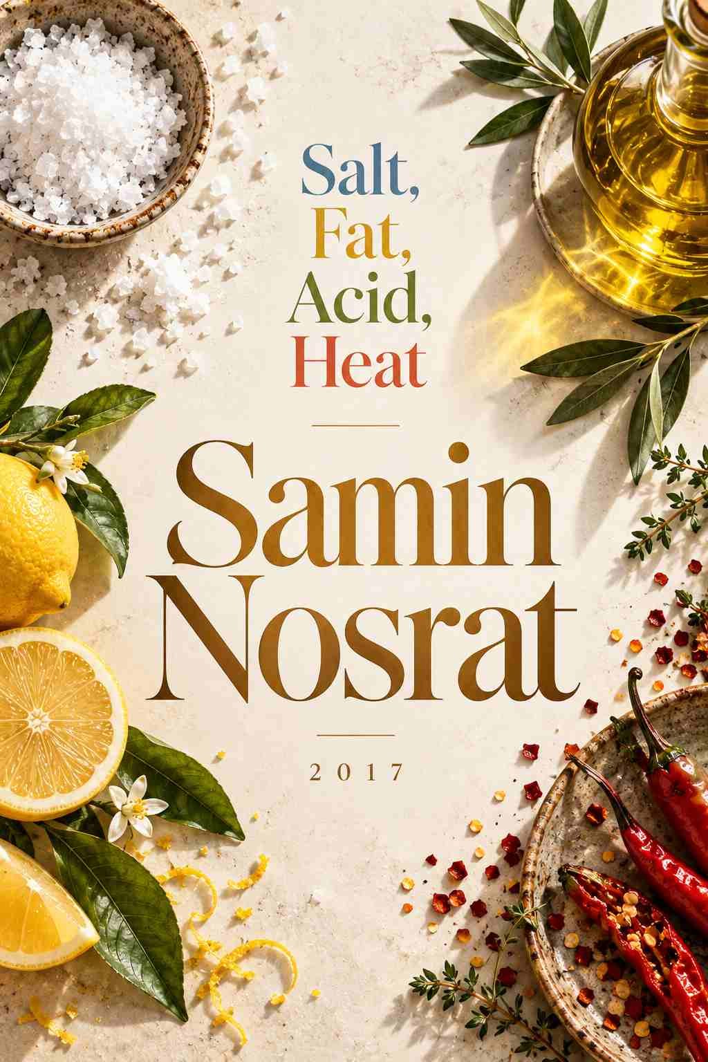 Salt, Fat, Acid, Heata book to enhance cooking skills