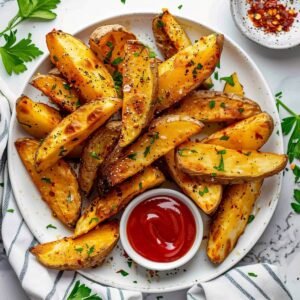 Crispy Potato Wedges