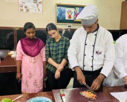 Healthy Street Food Workshop at Hindu Kanya College